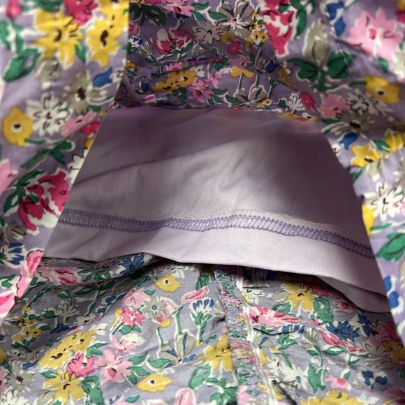 SNDYS. Women’s Floral Ruched Sweetheart Dress Size Large - Picture 12 of 14